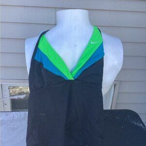 Goth y2k indie normcore gorpcore fisherman Women’s Nike halter small swim